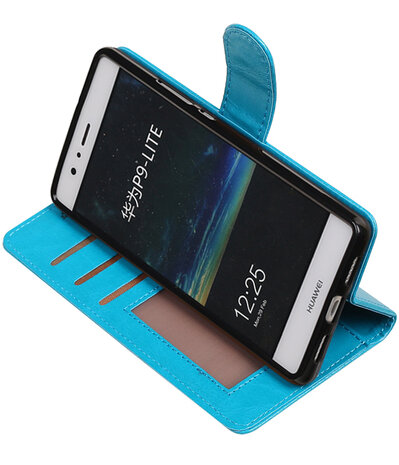 Turquoise Portemonnee booktype Hoesje voor Huawei P9 Lite