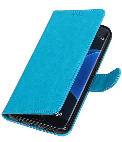 Turquoise Portemonnee booktype hoesje Samsung Galaxy S7 Edge G935F