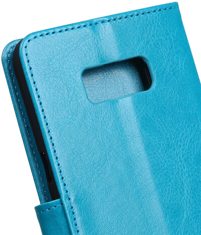 Turquoise Portemonnee booktype hoesje Samsung Galaxy S8+ plus