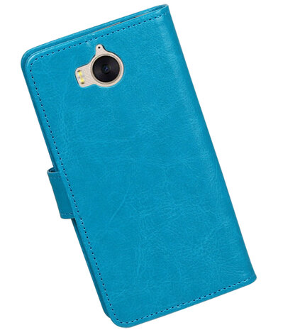 Turquoise Portemonnee booktype hoesje Huawei Y5 2017 / Y6 2017