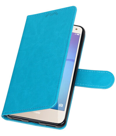 Turquoise Portemonnee booktype hoesje Huawei Y5 2017 / Y6 2017