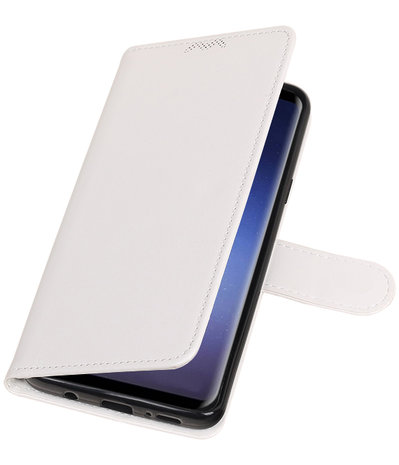Wit Portemonnee booktype Hoesje voor Huawei P9 Lite mini / Y6 Pro 2017