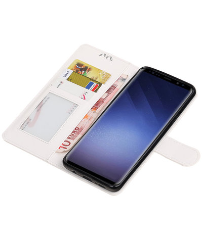 Wit Portemonnee booktype Hoesje voor Huawei P9 Lite mini / Y6 Pro 2017