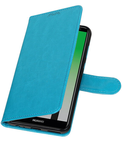 Turquoise Portemonnee booktype Hoesje voor Huawei Mate 10 Lite