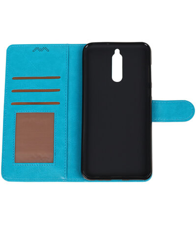 Turquoise Portemonnee booktype Hoesje voor Huawei Mate 10 Lite