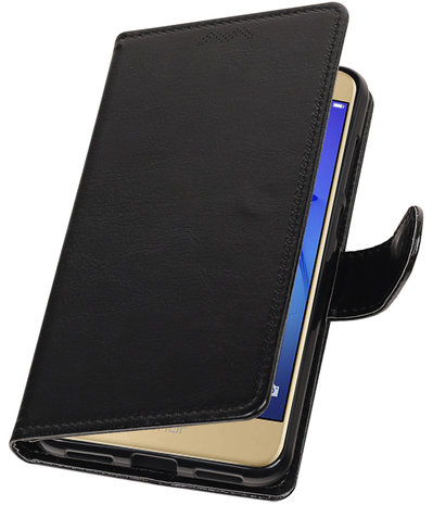 Zwart Portemonnee booktype Hoesje voor Huawei P8 Lite 2017/ P9 Lite 2017