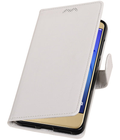 Wit Portemonnee booktype Hoesje voor Huawei P8 Lite 2017 / P9 Lite 2017