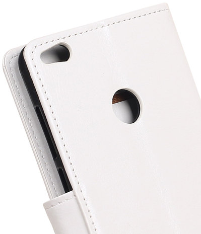 Wit Portemonnee booktype Hoesje voor Huawei P8 Lite 2017 / P9 Lite 2017