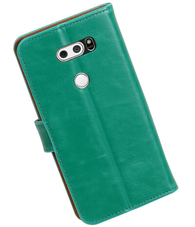 LG V30 Pull-Up booktype hoesje groen
