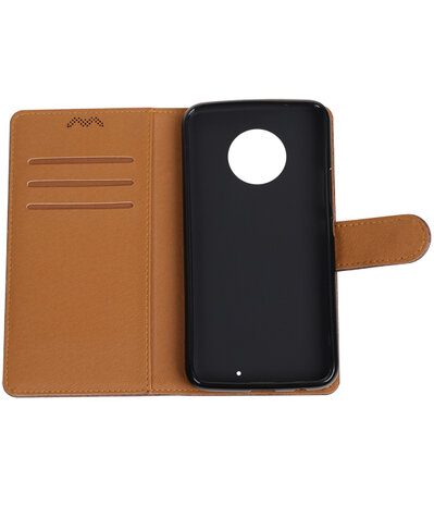 Motorola Moto X4 Pull-Up booktype hoesje mocca