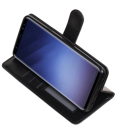 Zwart Portemonnee booktype Hoesje voor Samsung Galaxy S9 Plus