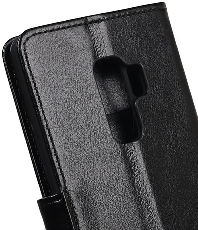 Zwart Portemonnee booktype hoesje Samsung Galaxy S9 Plus