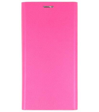 Roze Folio flipbook hoesje Apple iPhone X