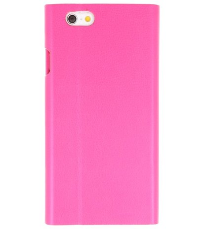 Roze Folio flipbook hoesje Apple iPhone 6 / 6s