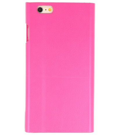 Roze Folio flipbook hoesje Apple iPhone 6 Plus / 6s Plus