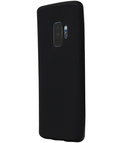 Zwart TPU back case cover Hoesje voor Samsung Galaxy S9