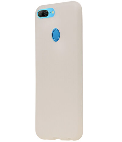 Wit TPU back case cover Hoesje voor Huawei Honor 9 Lite