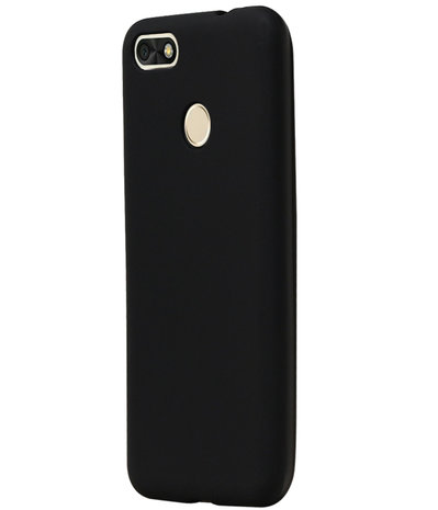 Zwart TPU back case cover Hoesje voor Huawei P9 Lite Mini
