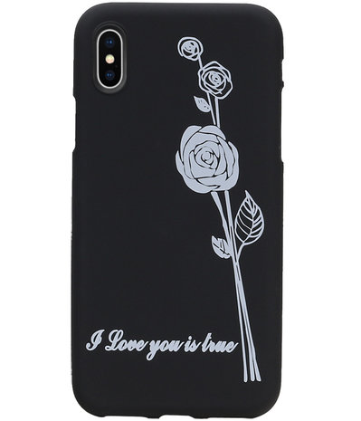 Roos TPU back case cover Hoesje voor Apple iPhone X