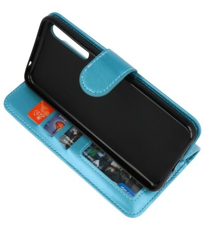 Turquoise Wallet Case Hoesje voor Huawei P20 Pro