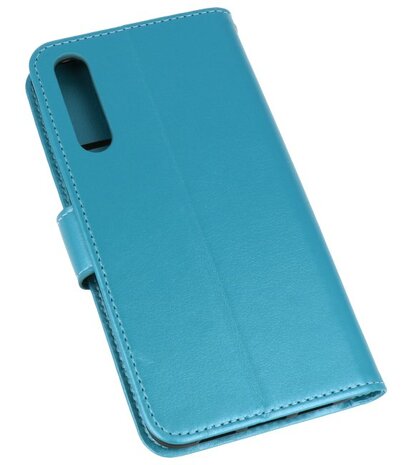 Turquoise Wallet Case Hoesje voor Huawei P20 Pro