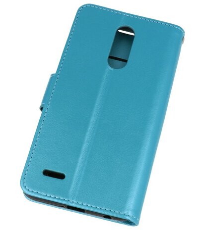 Turquoise Wallet Case Hoesje voor LG K10 2018