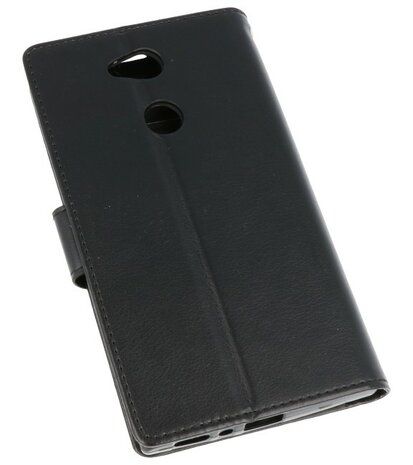 Zwart Wallet Case Hoesje voor Sony Xperia L2