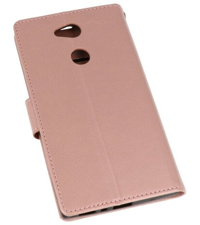Roze Wallet Case Hoesje voor Sony Xperia L2