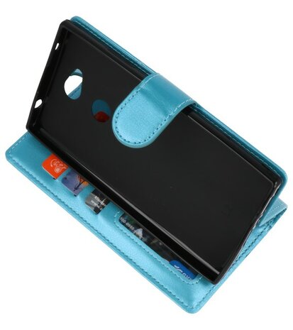 Turquoise Wallet Case Hoesje voor Sony Xperia L2