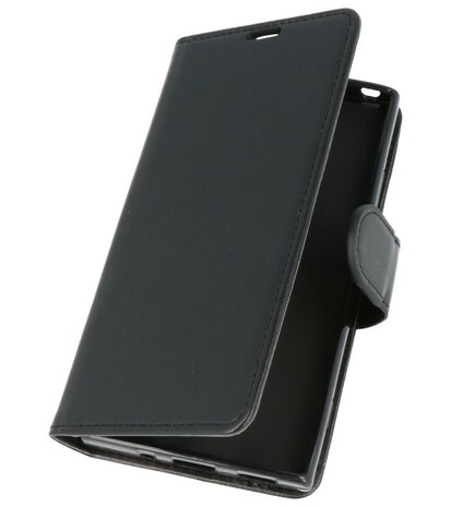 Zwart Wallet Case Hoesje voor Sony Xperia XA2