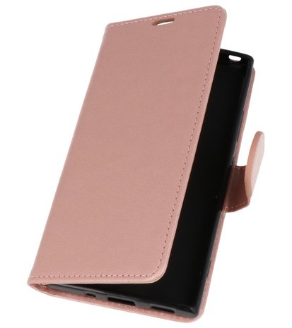 Roze Wallet Case Hoesje voor Sony Xperia XA2