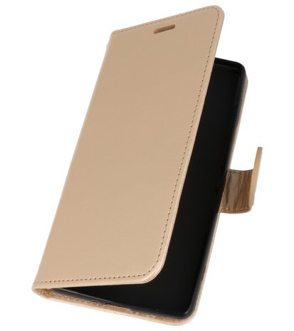 Goud Wallet Case Hoesje voor Sony Xperia XZ2