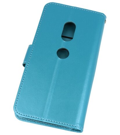 Turquoise Wallet Case Hoesje voor Sony Xperia XZ2