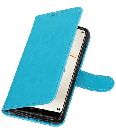 Turquoise Portemonnee Wallet Case Hoesje voor Huawei P20