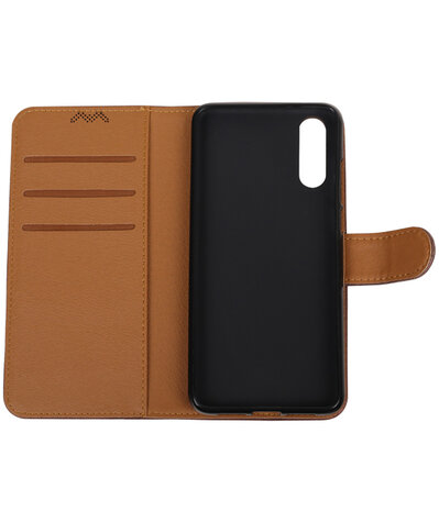 Mocca Pull-Up Wallet Case Hoesje voor Huawei P20