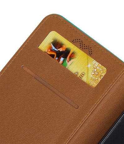 Groen Pull-Up Wallet Case Hoesje voor Huawei P20 Pro