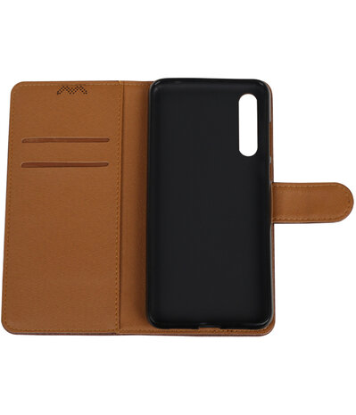 Mocca Pull-Up Wallet Case Hoesje voor Huawei P20 Pro