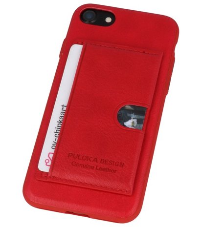 Rood Hardcase cover Hoesje voor Apple iPhone 7 / 8