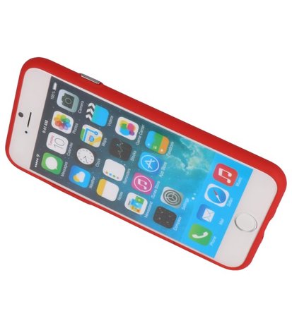 Rood Hardcase cover Hoesje voor Apple iPhone 7 / 8