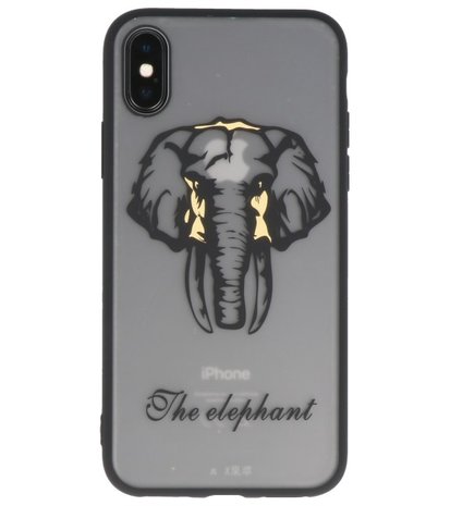 Olifant TPU backcase cover Hoesje voor Apple iPhone X