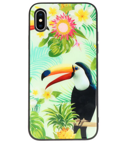 Toekan Tropisch Hardcase Cover Hoesje voor Apple iPhone X