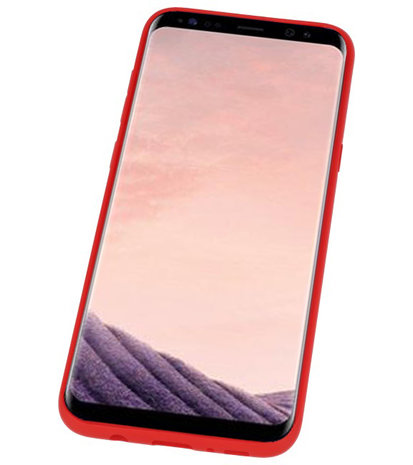 Rood Hardcase cover Hoesje voor Samsung Galaxy S8 Plus