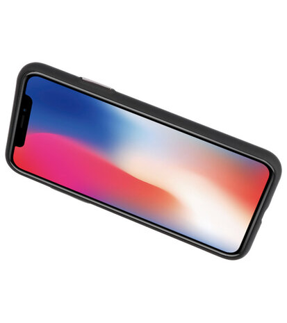 Zwart Hardcase cover Hoesje voor Apple iPhone X