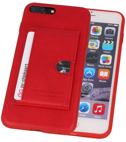 Rood Hardcase cover Hoesje voor Apple iPhone 7 / 8 Plus