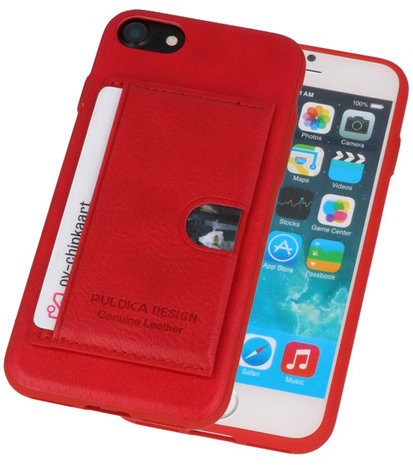 Rood Hardcase cover Hoesje voor Apple iPhone 7 / 8