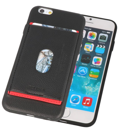 Zwart Hardcase cover Hoesje voor Apple iPhone 6s