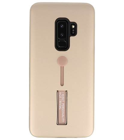 Goud Stand Case hoesje voor Samsung Galaxy S9 Plus