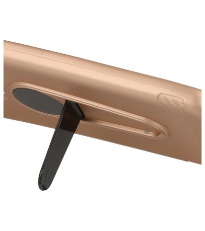 Goud Magneet Stand Case hoesje voor Samsung Galaxy J3 2017