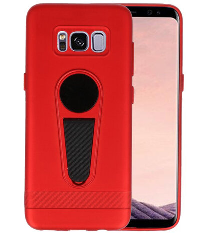 Rood Magneet Stand Case hoesje voor Samsung Galaxy S8