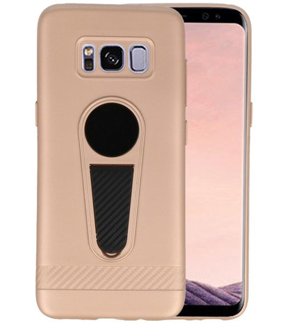 Goud Magneet Stand Case hoesje voor Samsung Galaxy S8